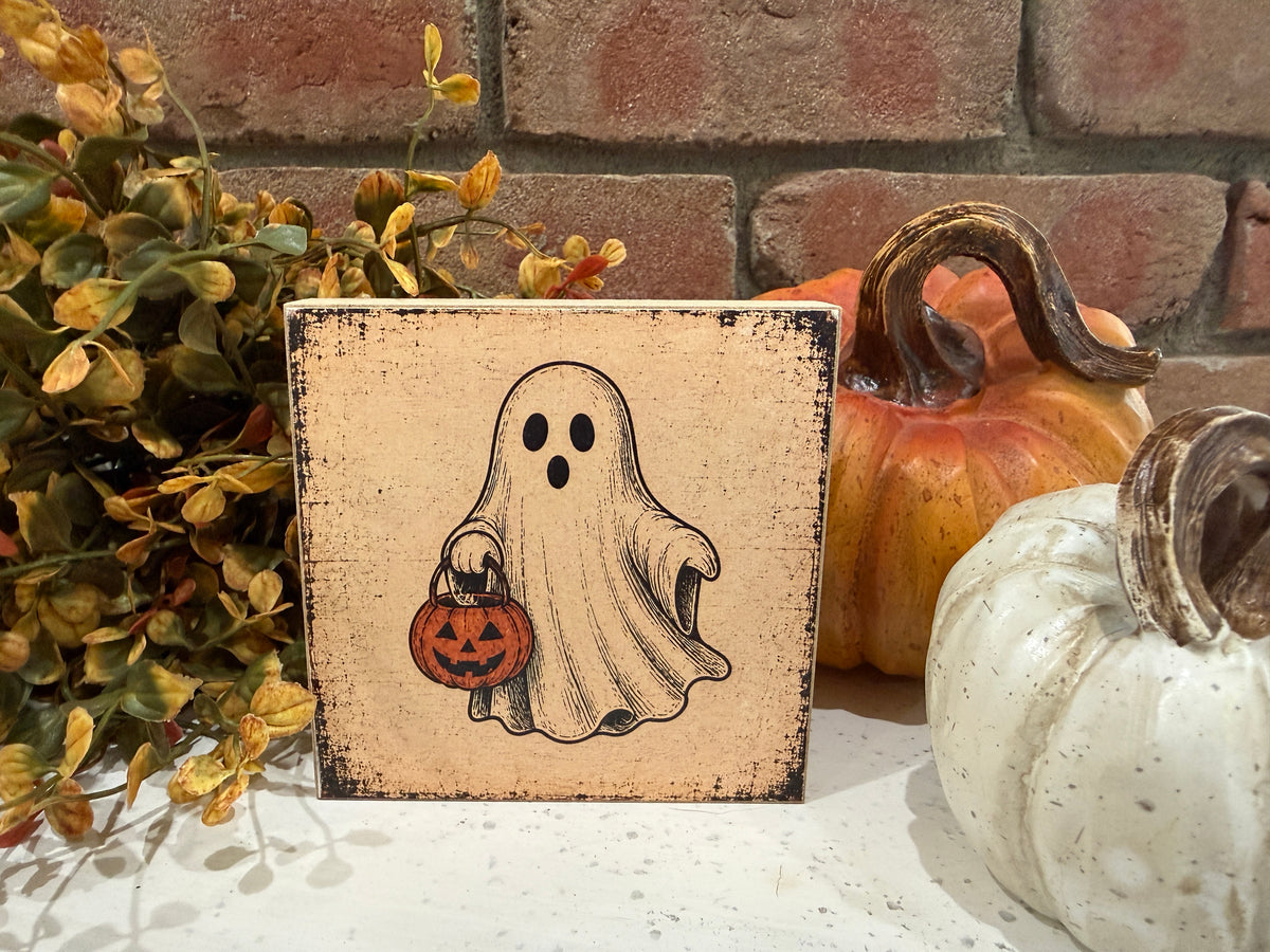 Ghost Wood Sign