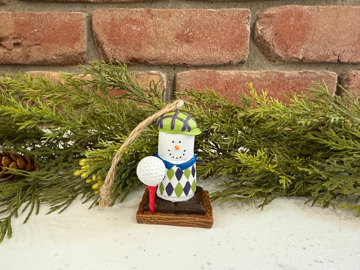 S’mores Golf Ornament