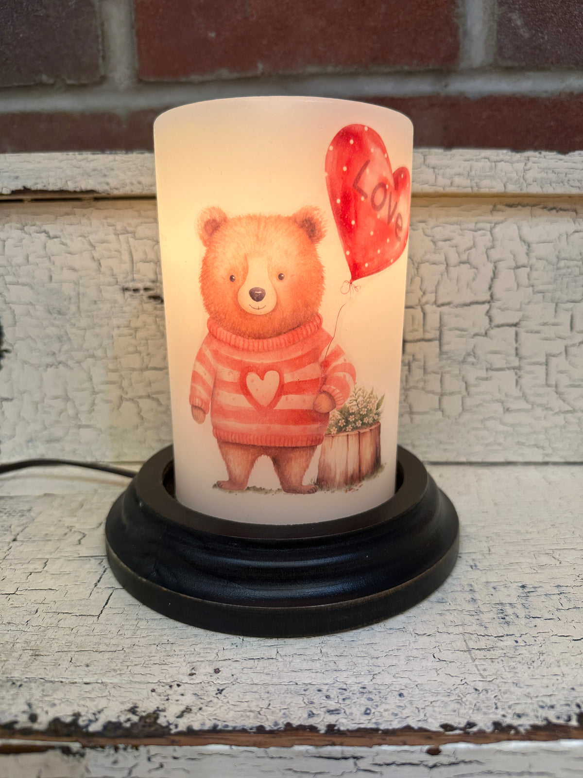 Barry Cute Valentine Candle Sleeve