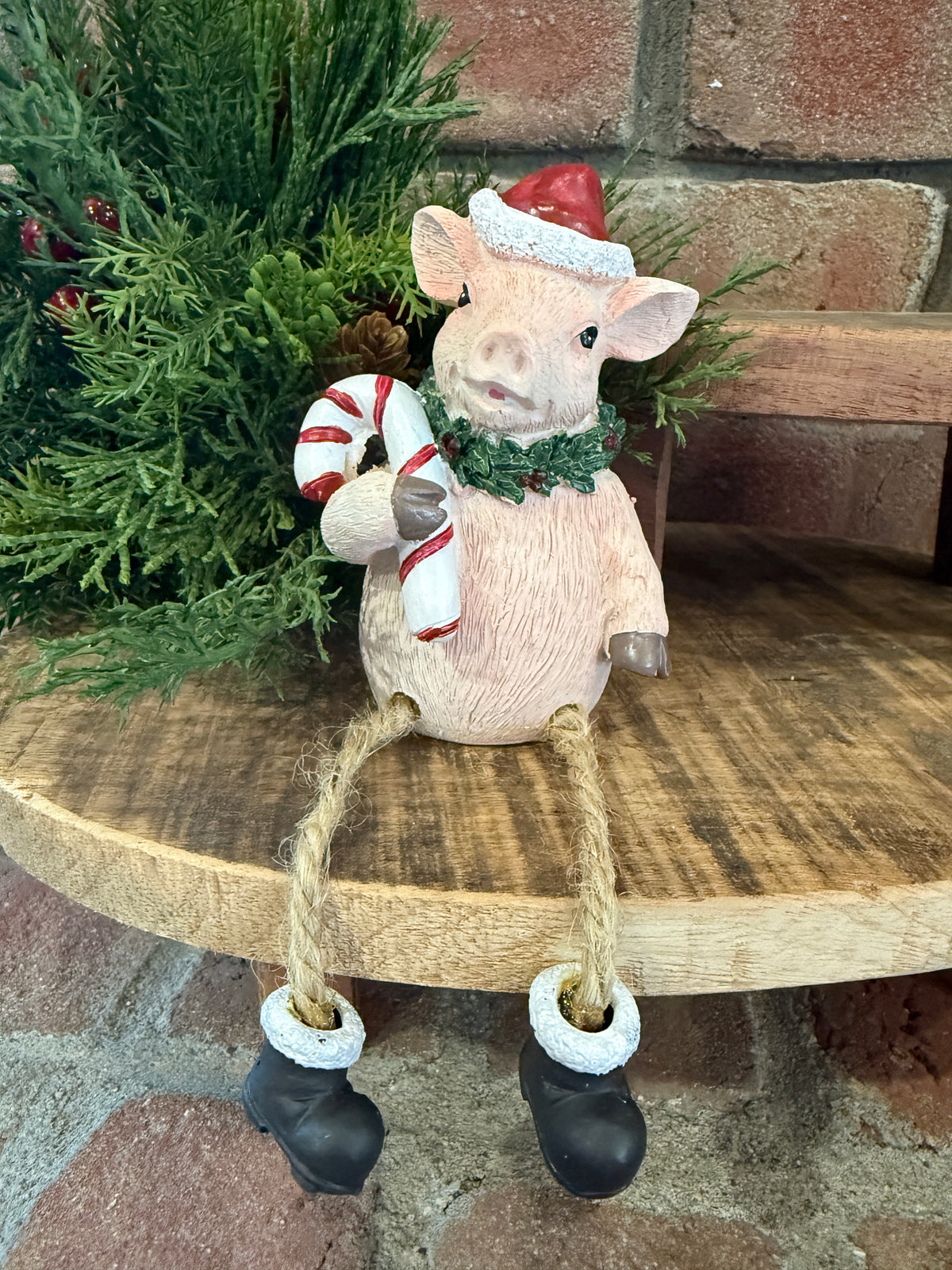 Holiday Farm Animal Shelf Sitter - 3 Styles