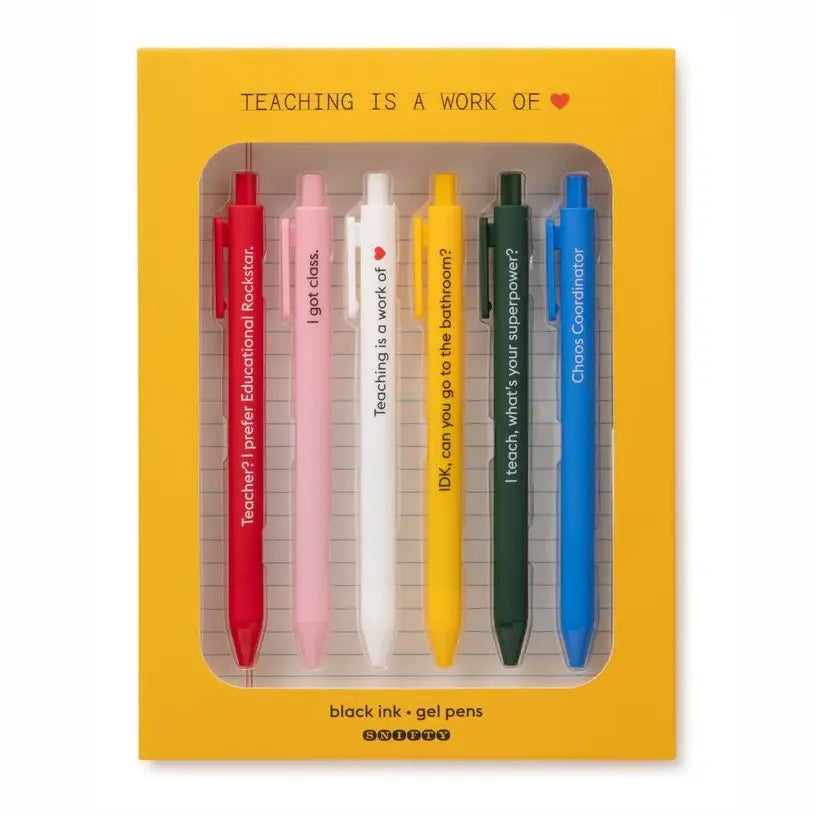 Teaching is a Work of Heart Pen Set
