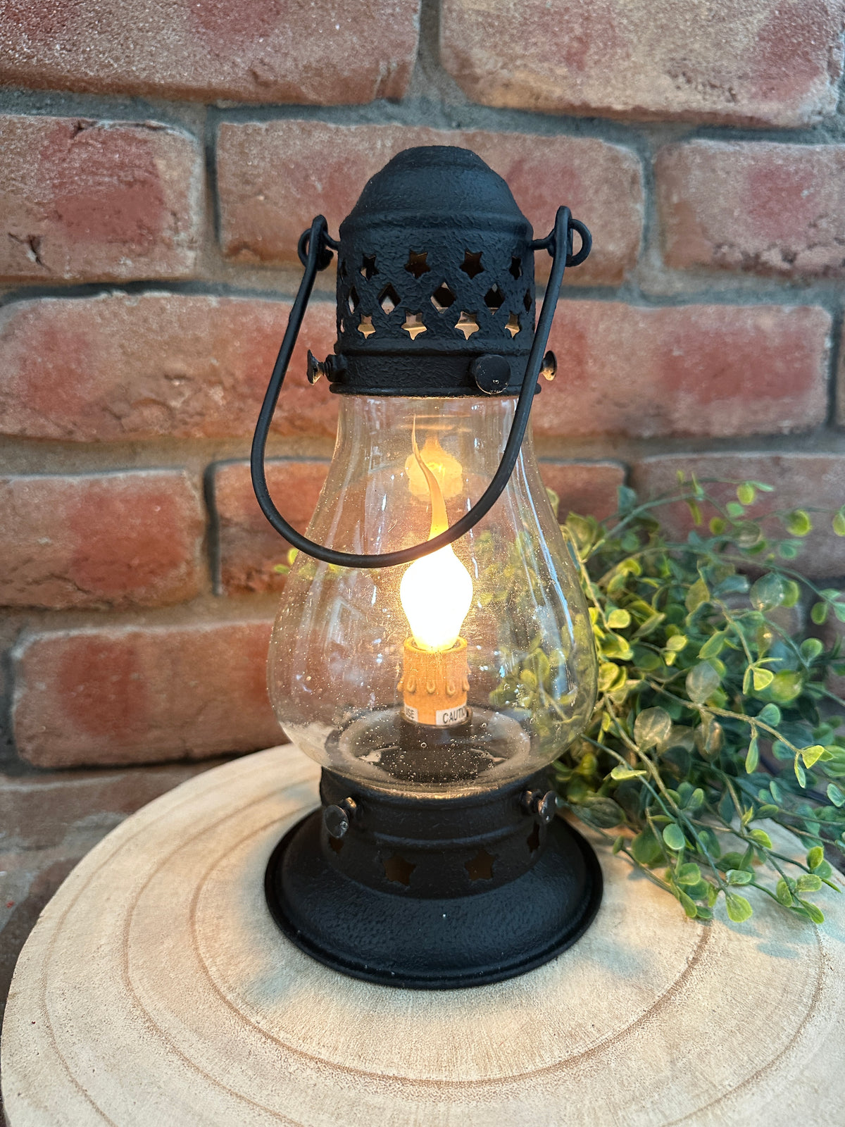 Tall Onion Lamp - Black
