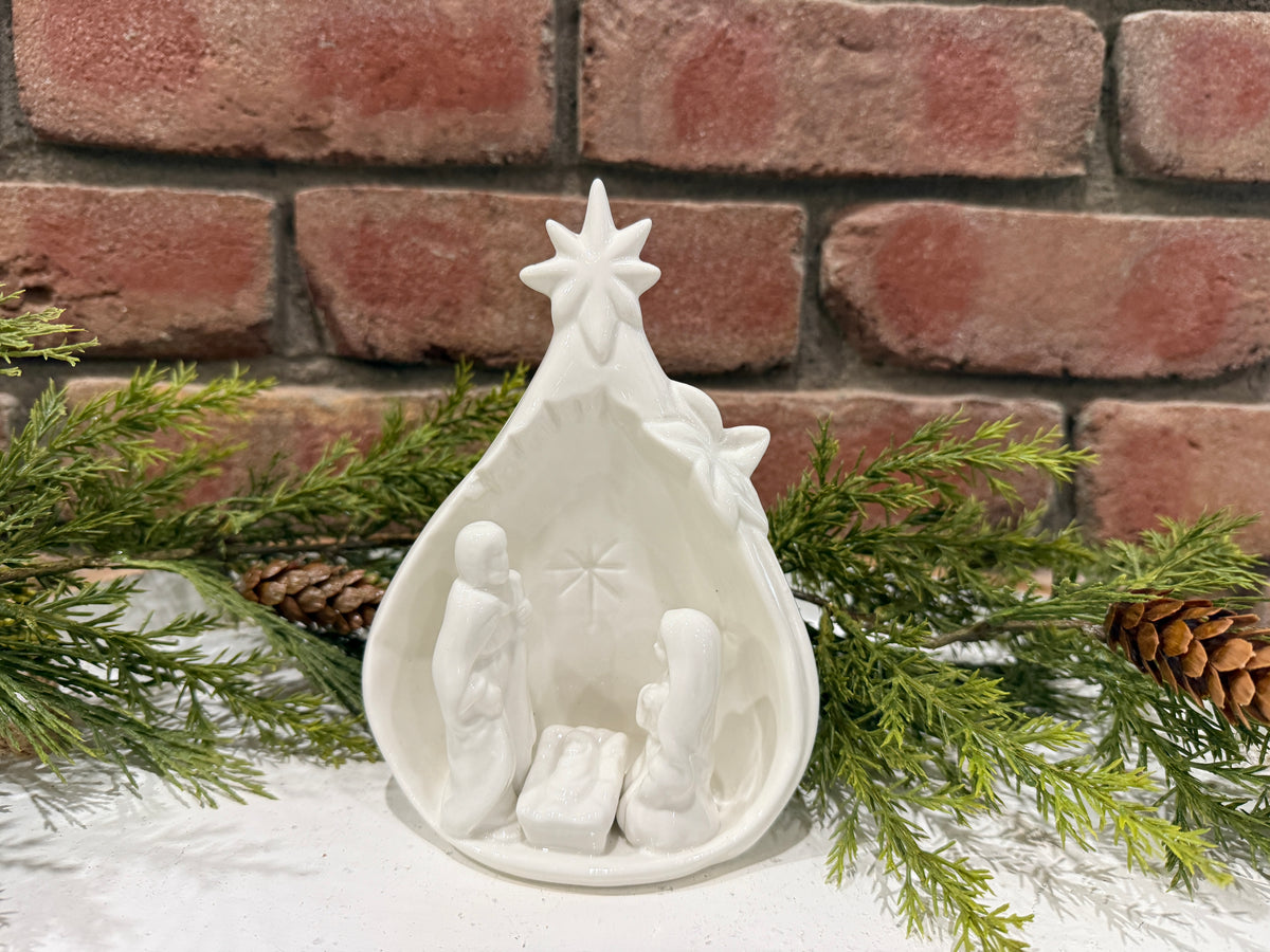 Ceramic Nativity Scene