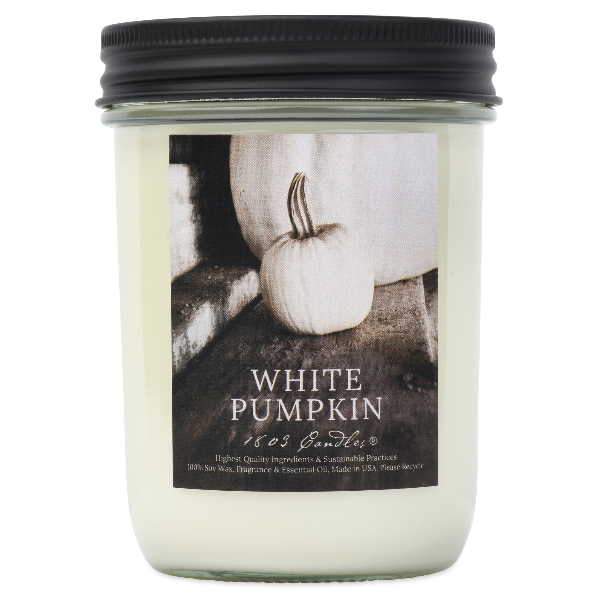 White Pumpkin Limited Edition Soy Jar (14 oz)