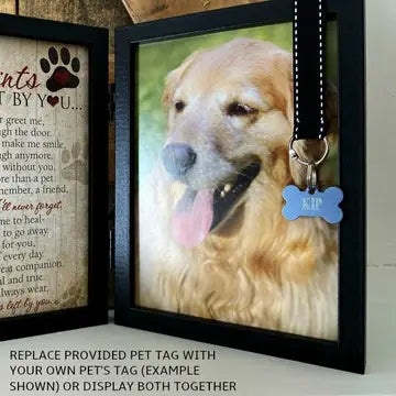 Pawprints Left by You Memorial Frame