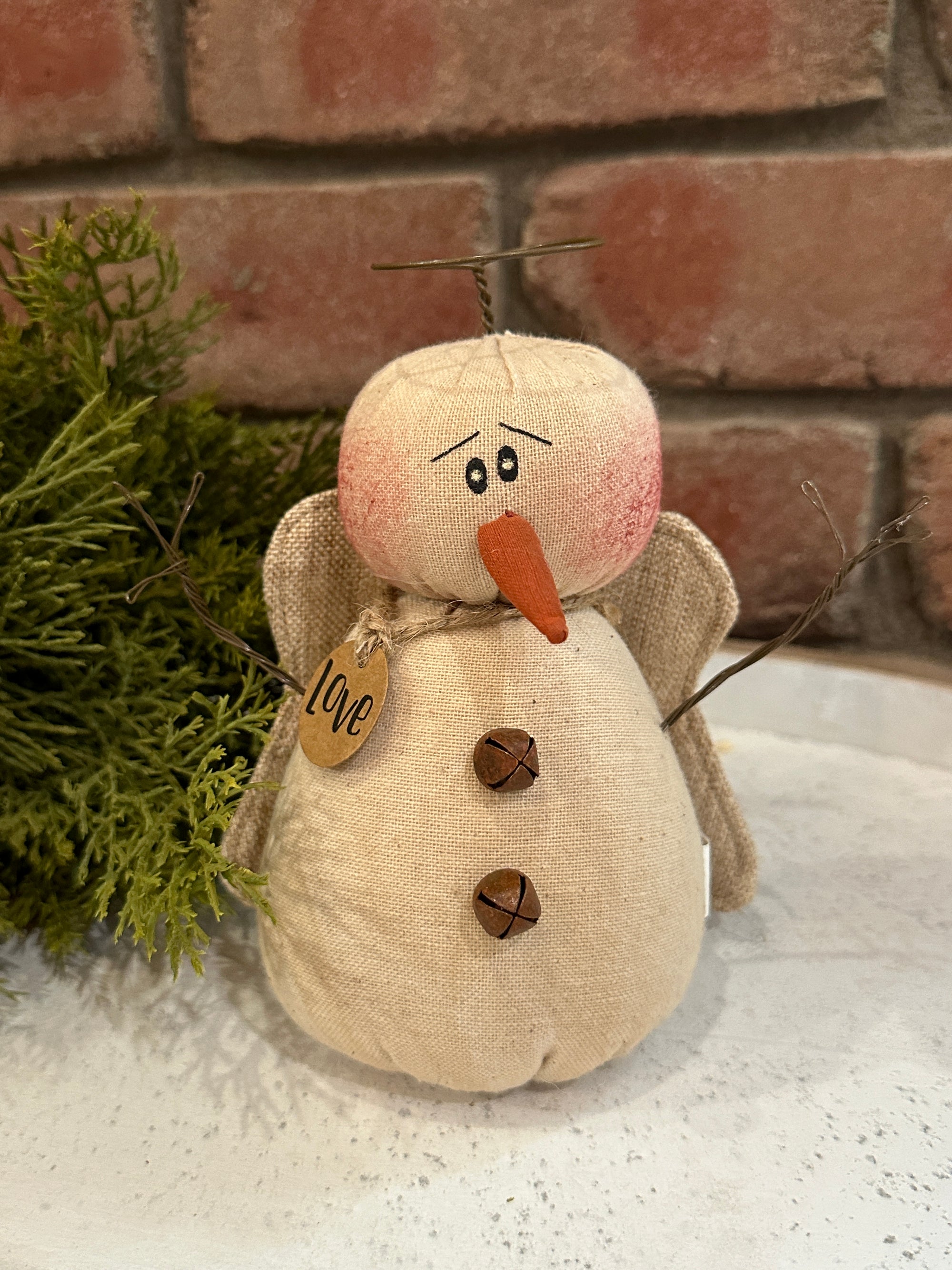 Love the Snowy Snowman Angel