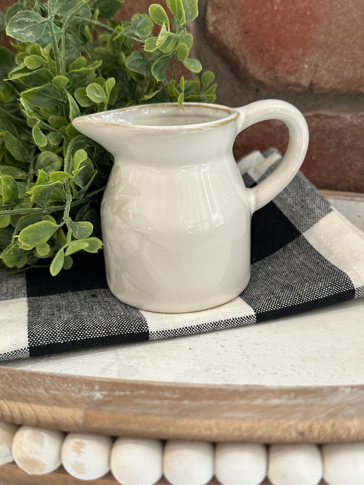Ceramic Mini Pitcher - the olde farmstead
