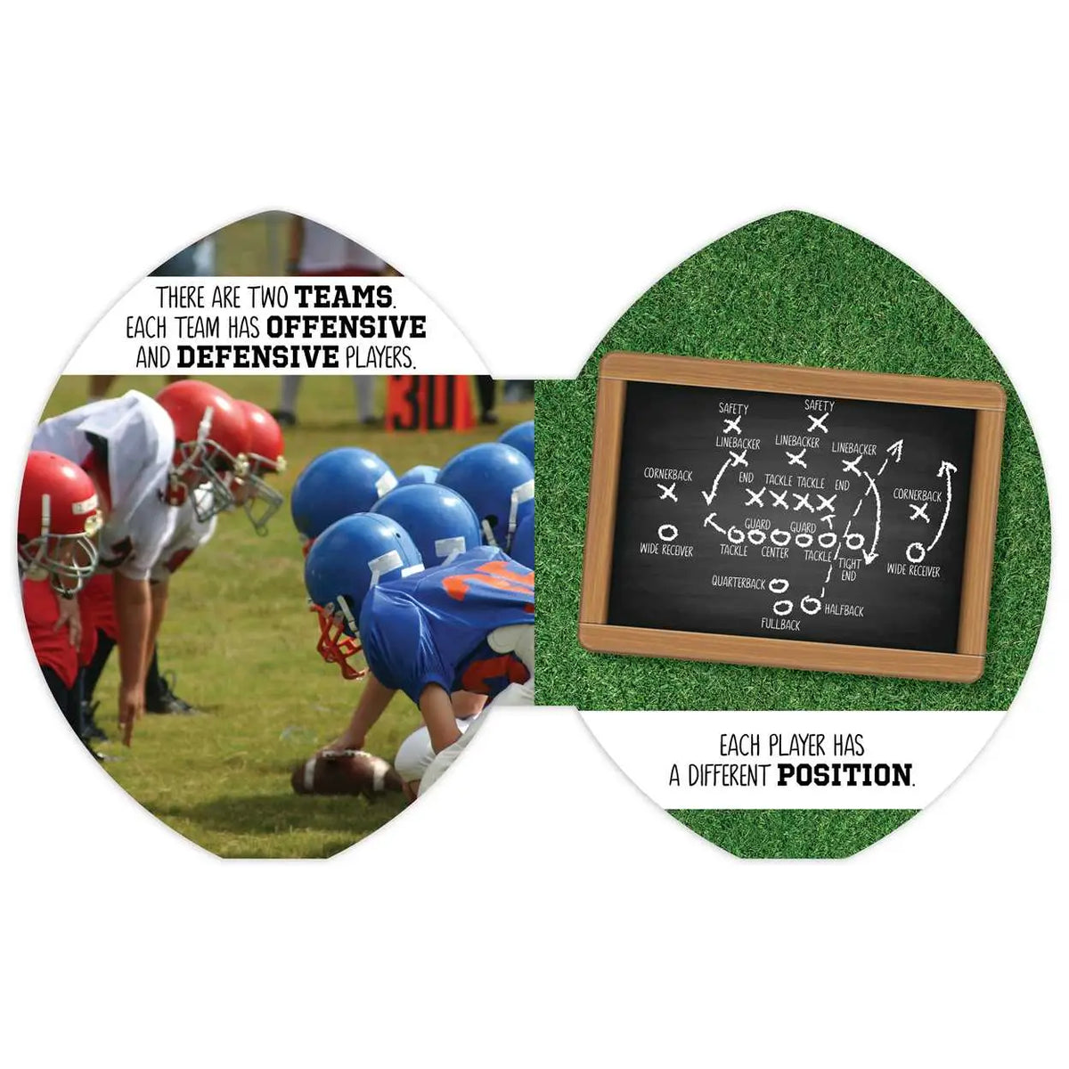 Let’s Play Football Shaped Board Book