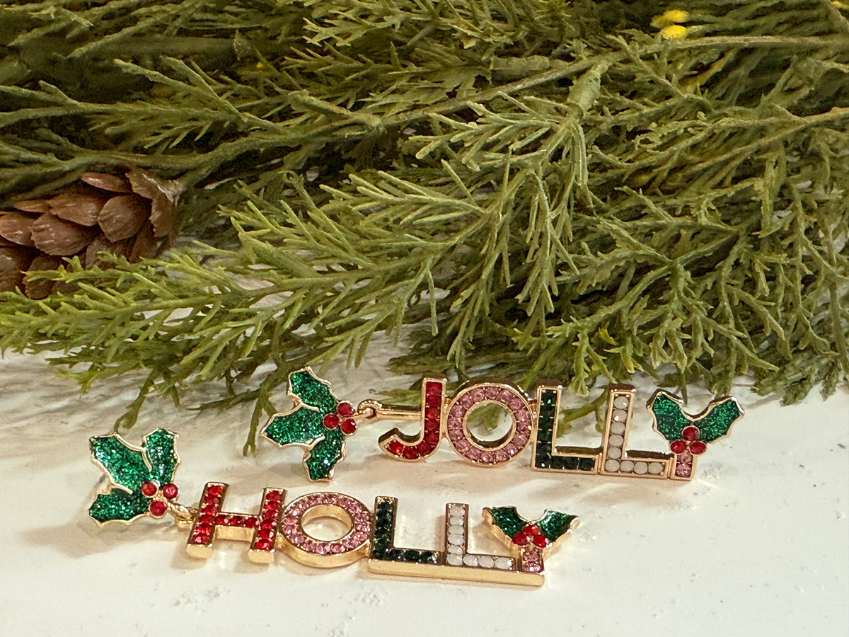 Holly Jolly Dangle Earrings