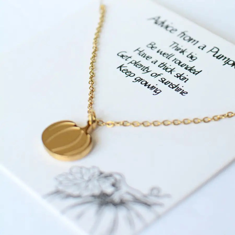 Pumpkin Necklace