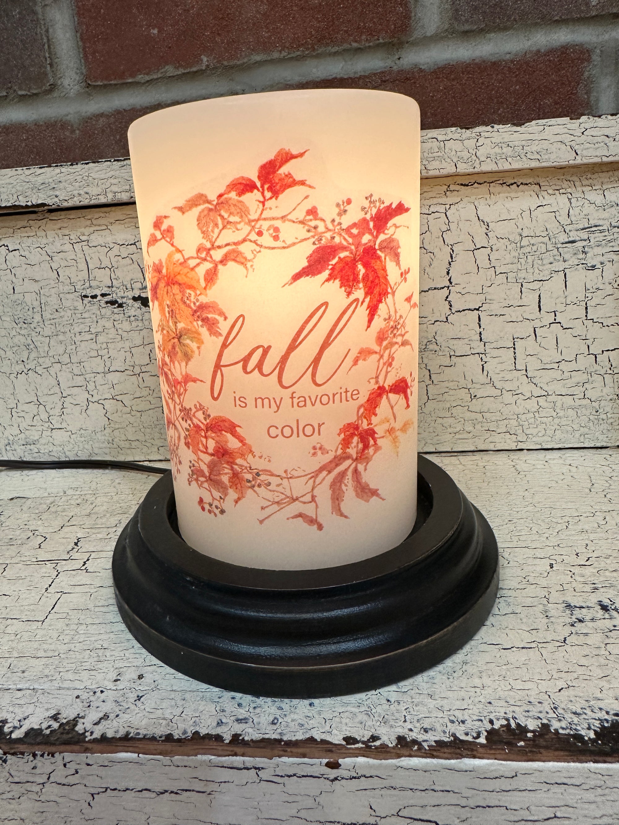 Fall Favorite Color Candle Sleeve