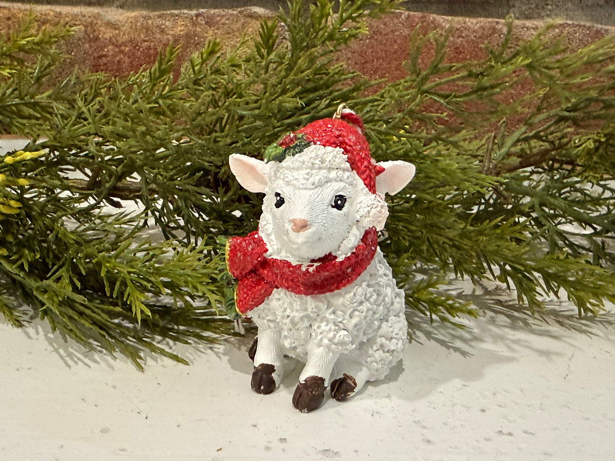 Holiday Farm Animal Ornament - 3 Styles