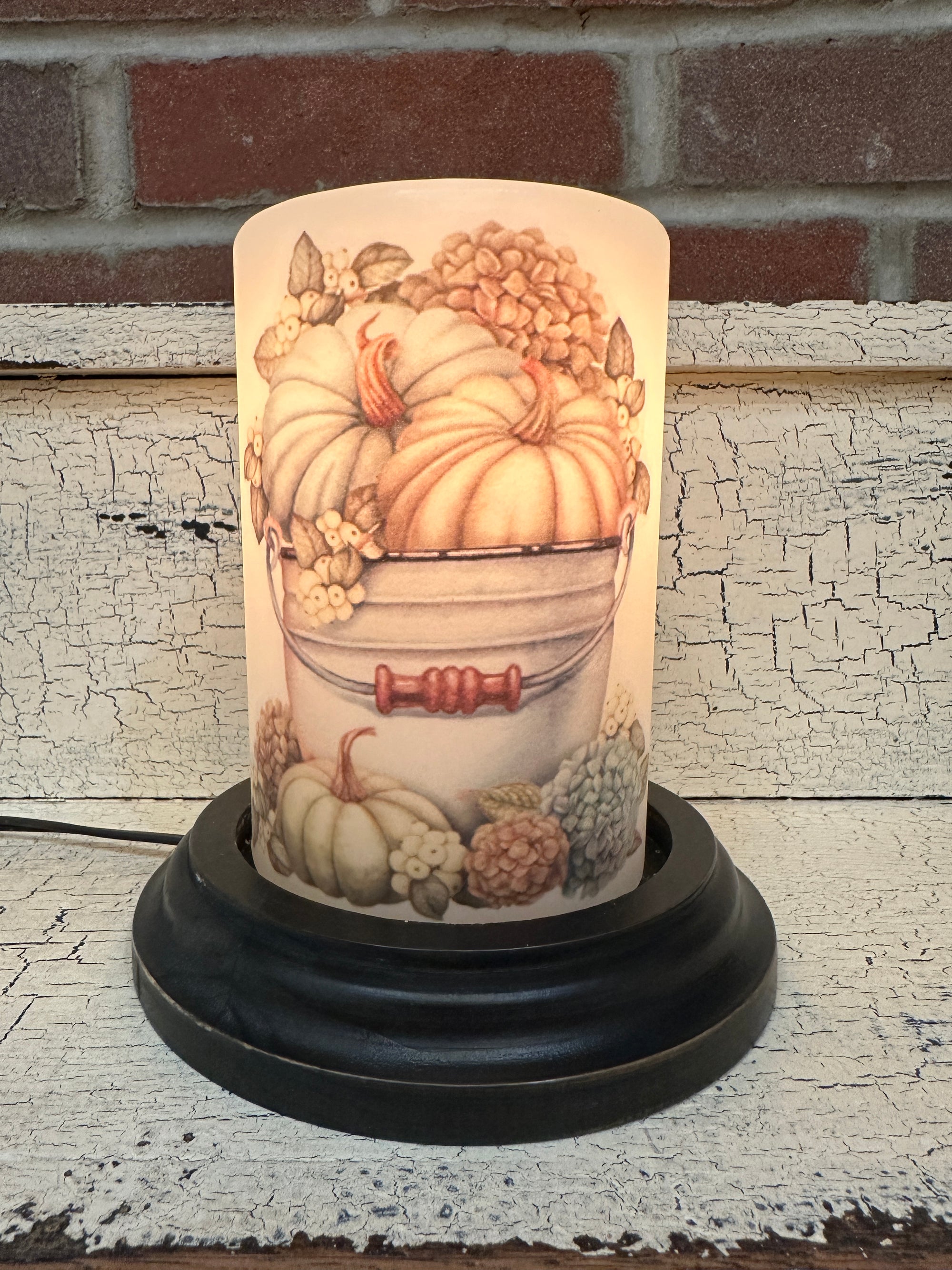 Neutral Fall Bucket Candle Sleeve