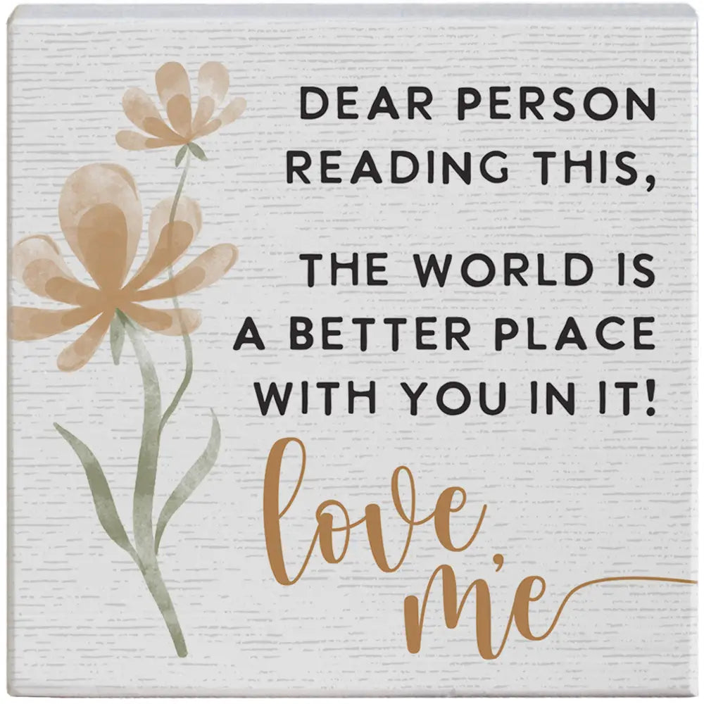 Dear Person Gift-A-Block