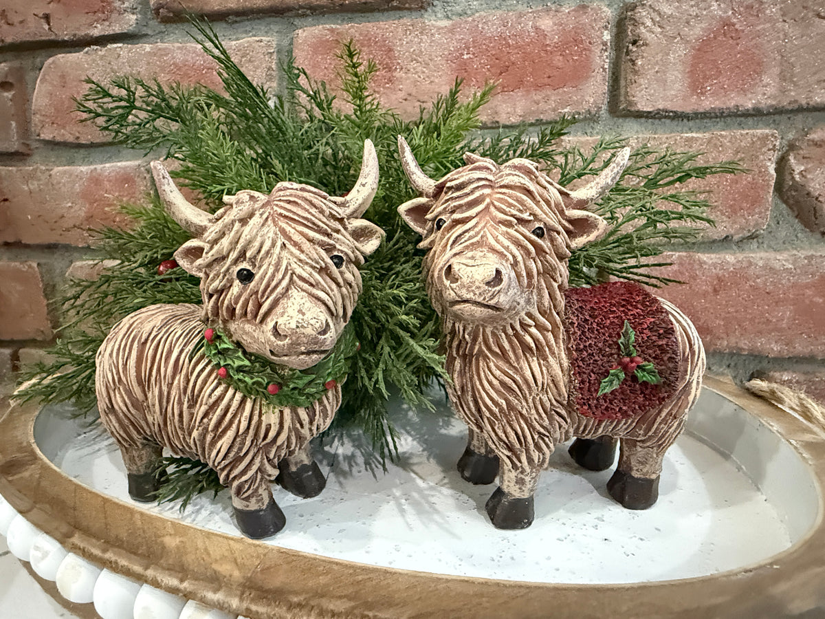 Holiday Highland Cow - 2 Styles