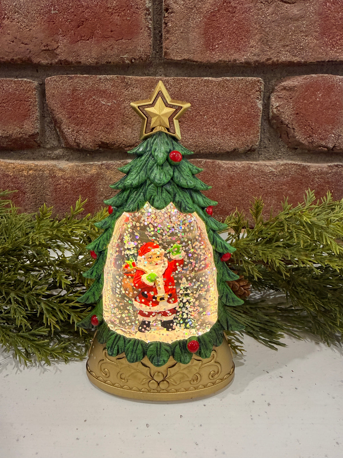 Holiday Water Globe Tree Light - 3 Styles