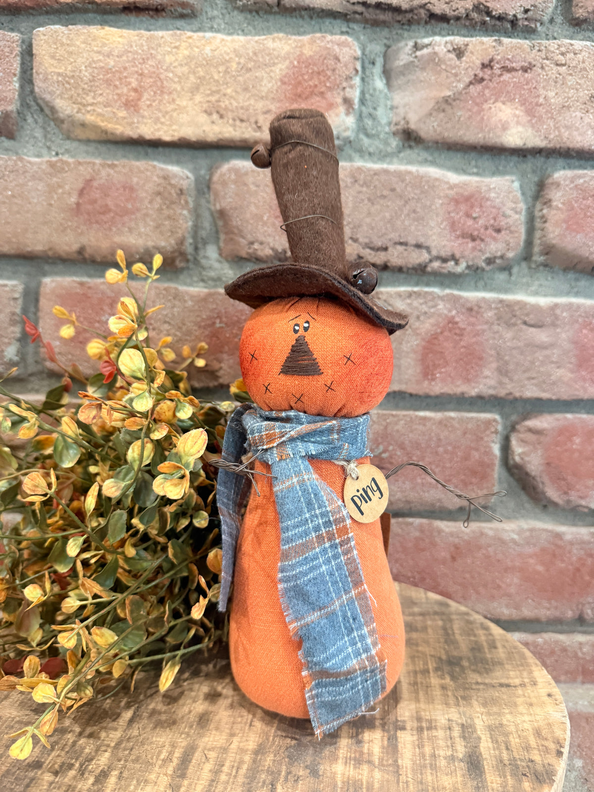 Ping the Jingle Bell Jack-o-Lantern