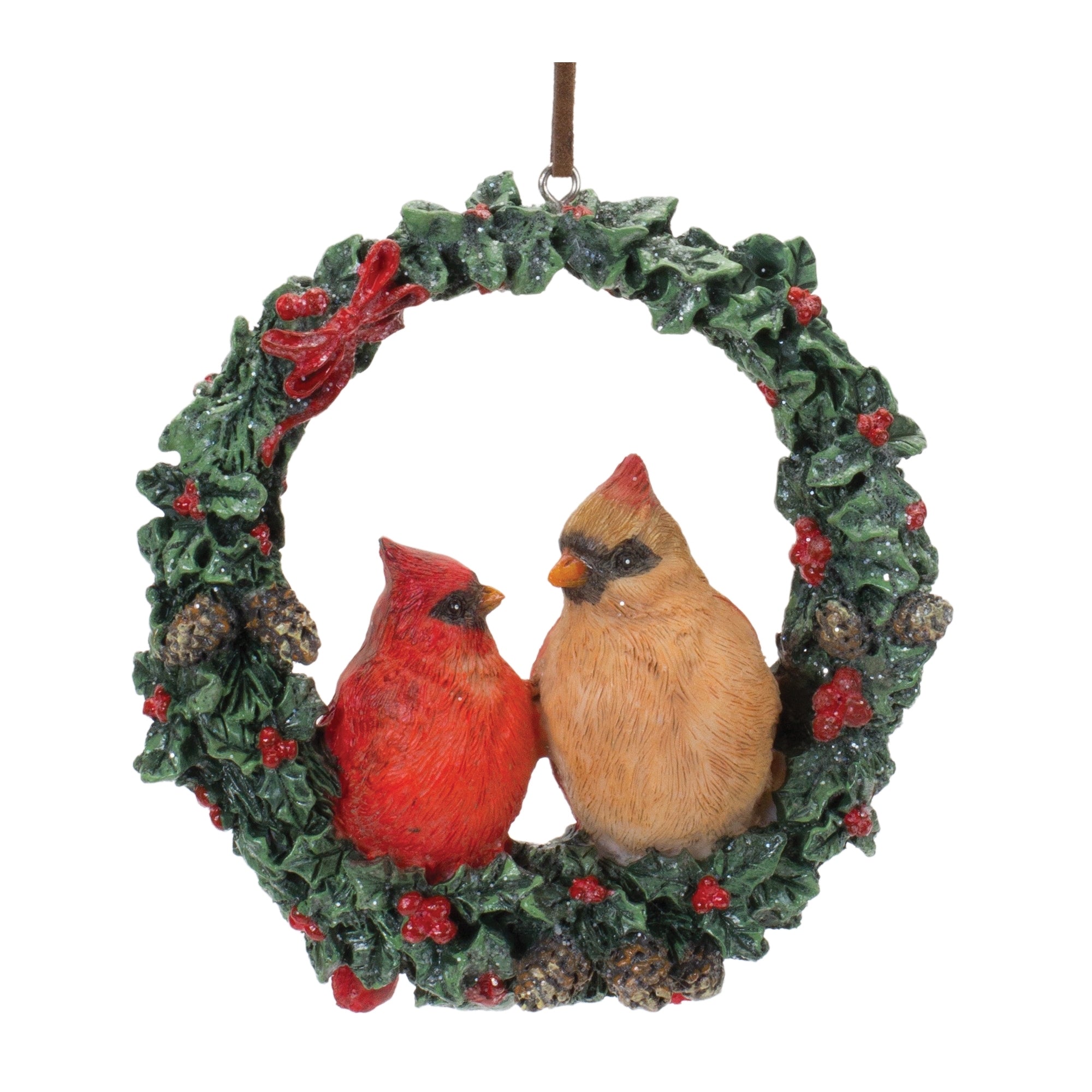 Cardinal Wreath Ornament