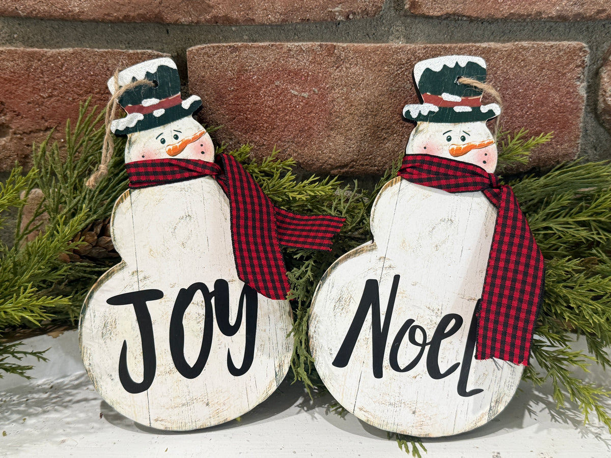 Snowman Ornament - 2 Styles