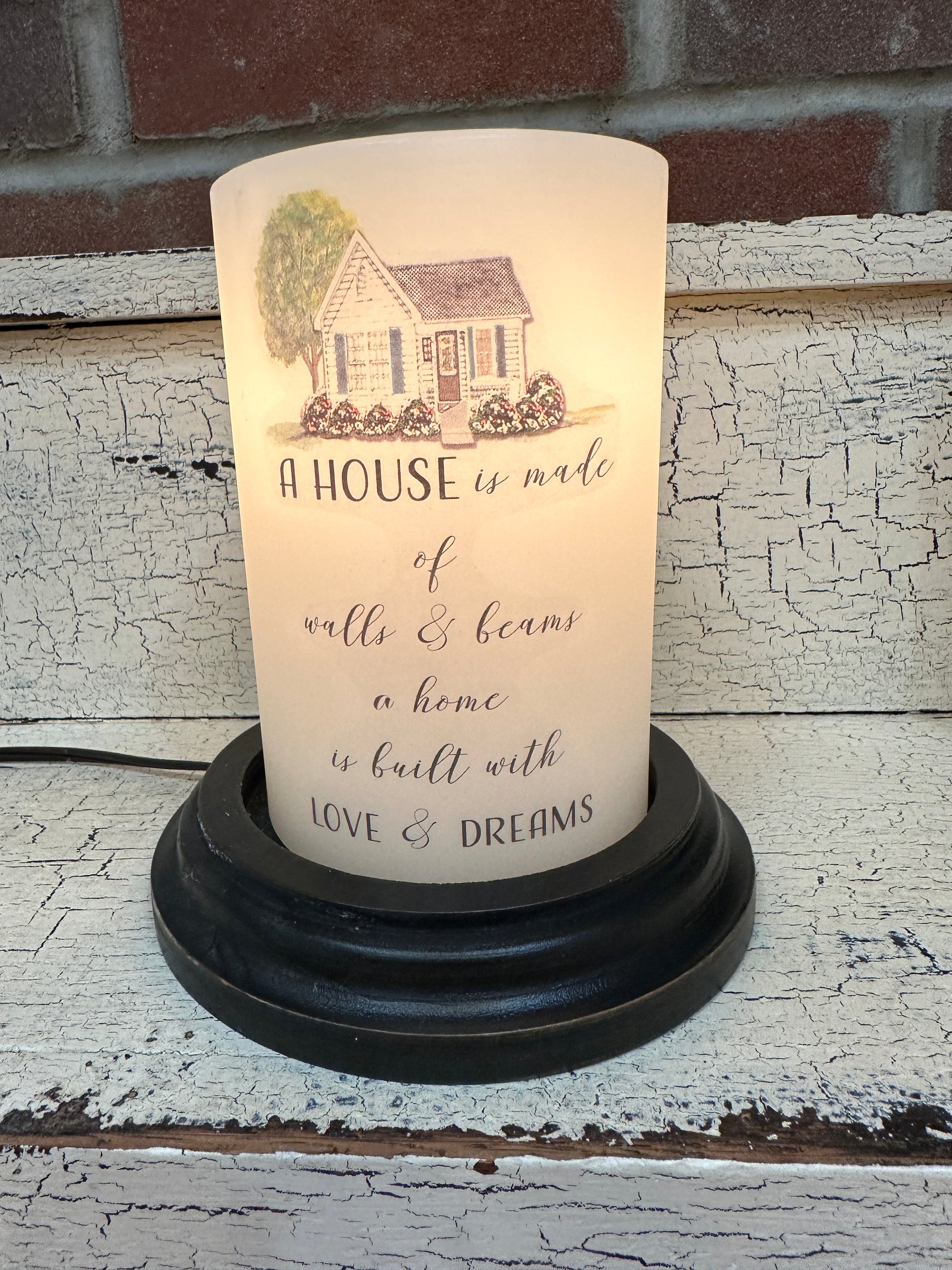 A House Is Made Candle Sleeve
