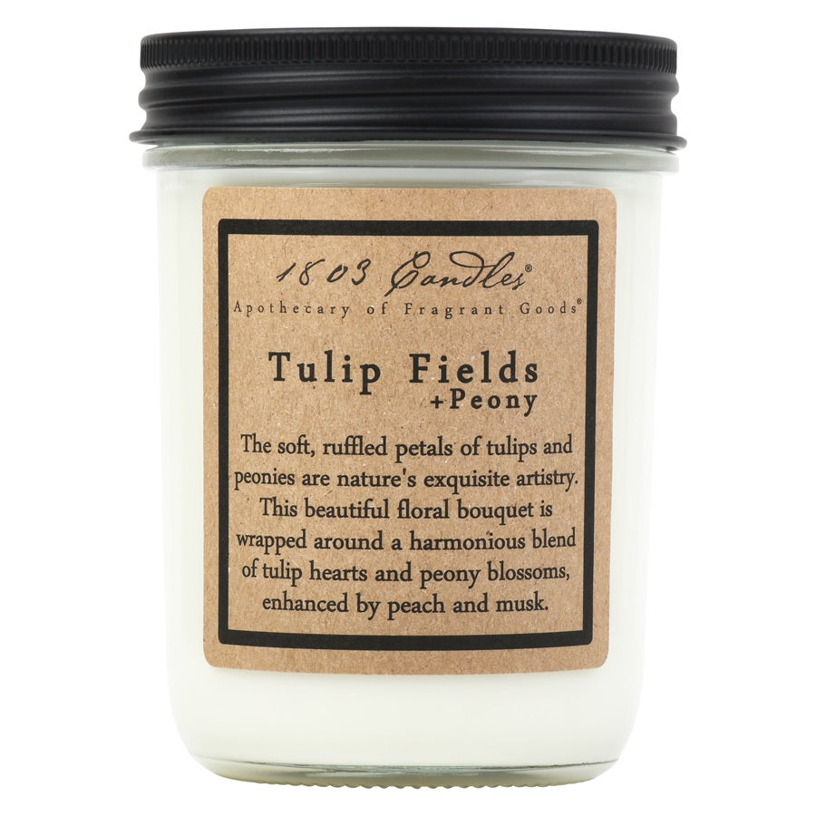 Tulip Fields + Peony Soy Candle