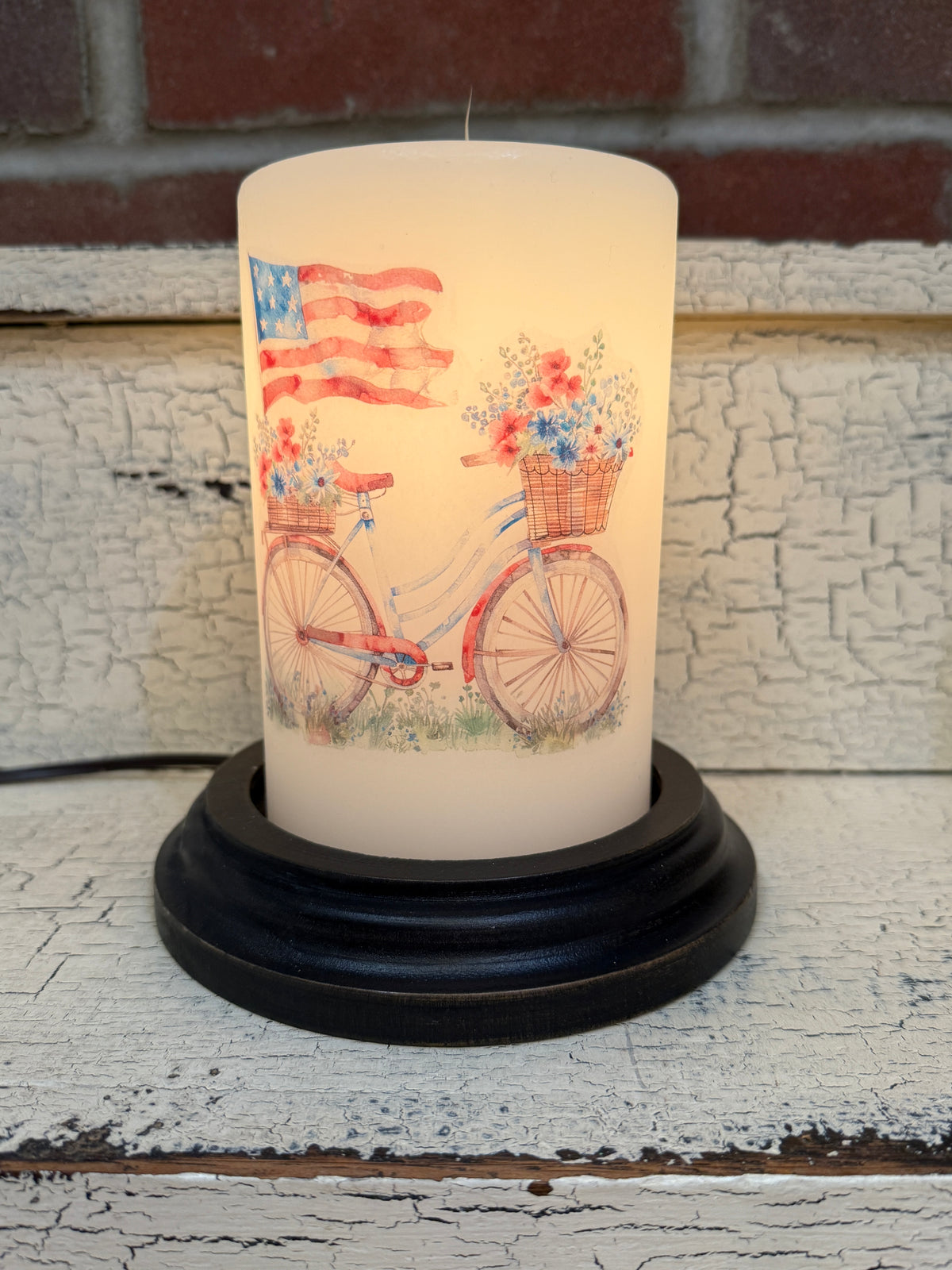 Americana Bike Candle Sleeve