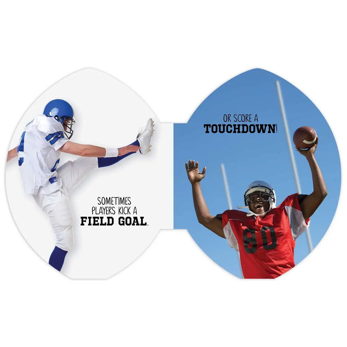 Let’s Play Football Shaped Board Book