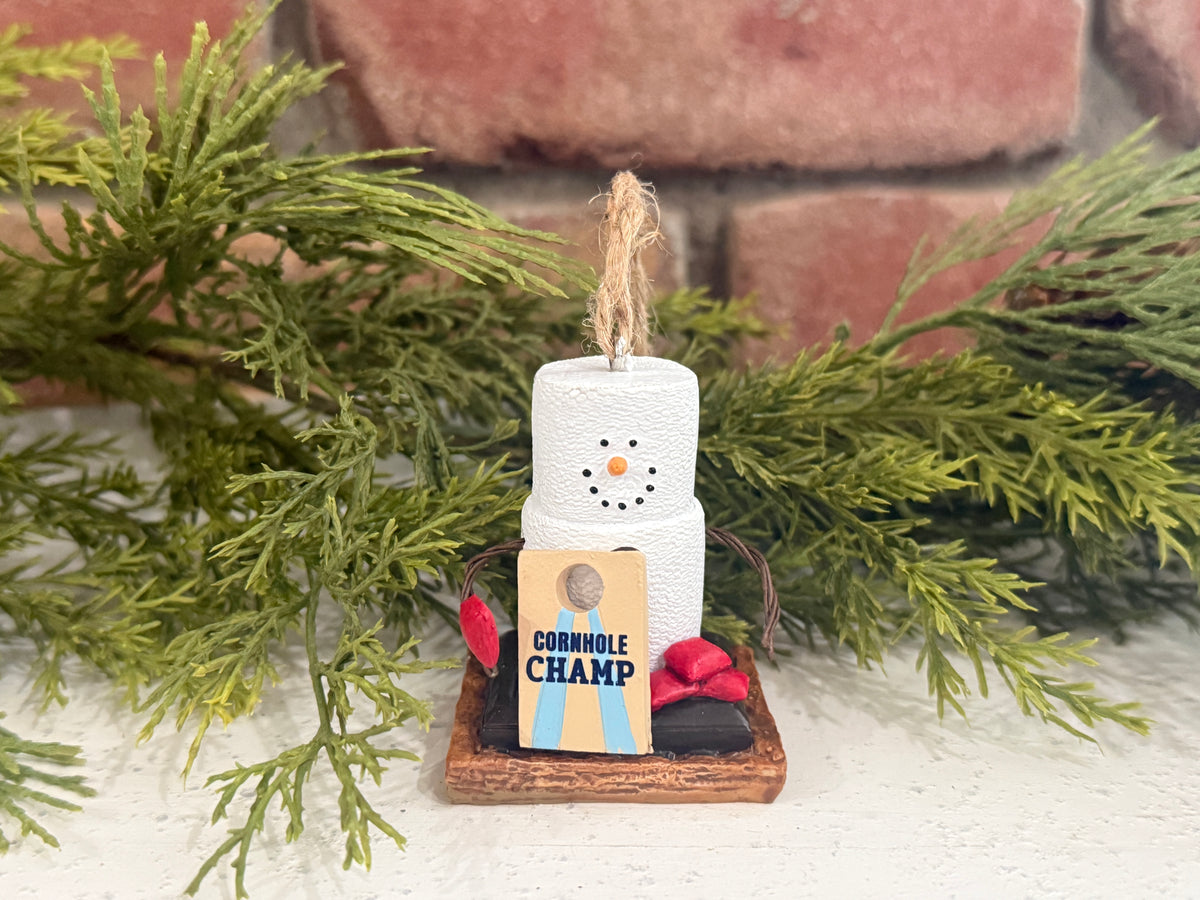 S’mores Cornhole Champ Ornament