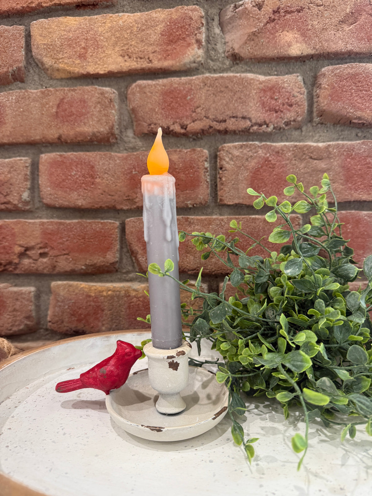 Cardinal Taper Candle Holder