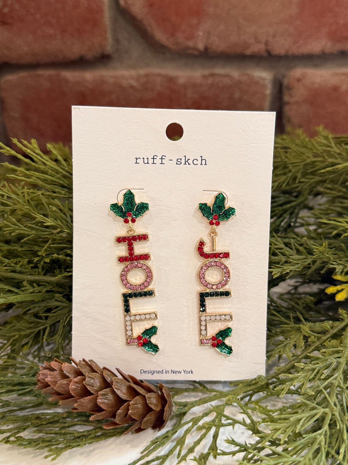 Holly Jolly Dangle Earrings