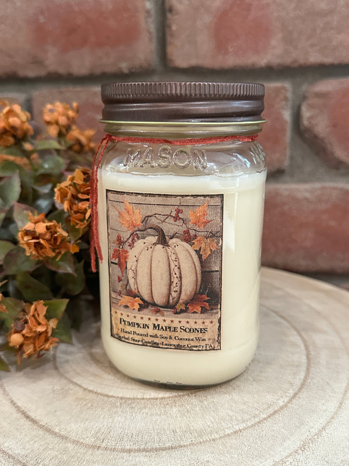 Pumpkin Maple Scones Jar Candles - 2 Sizes