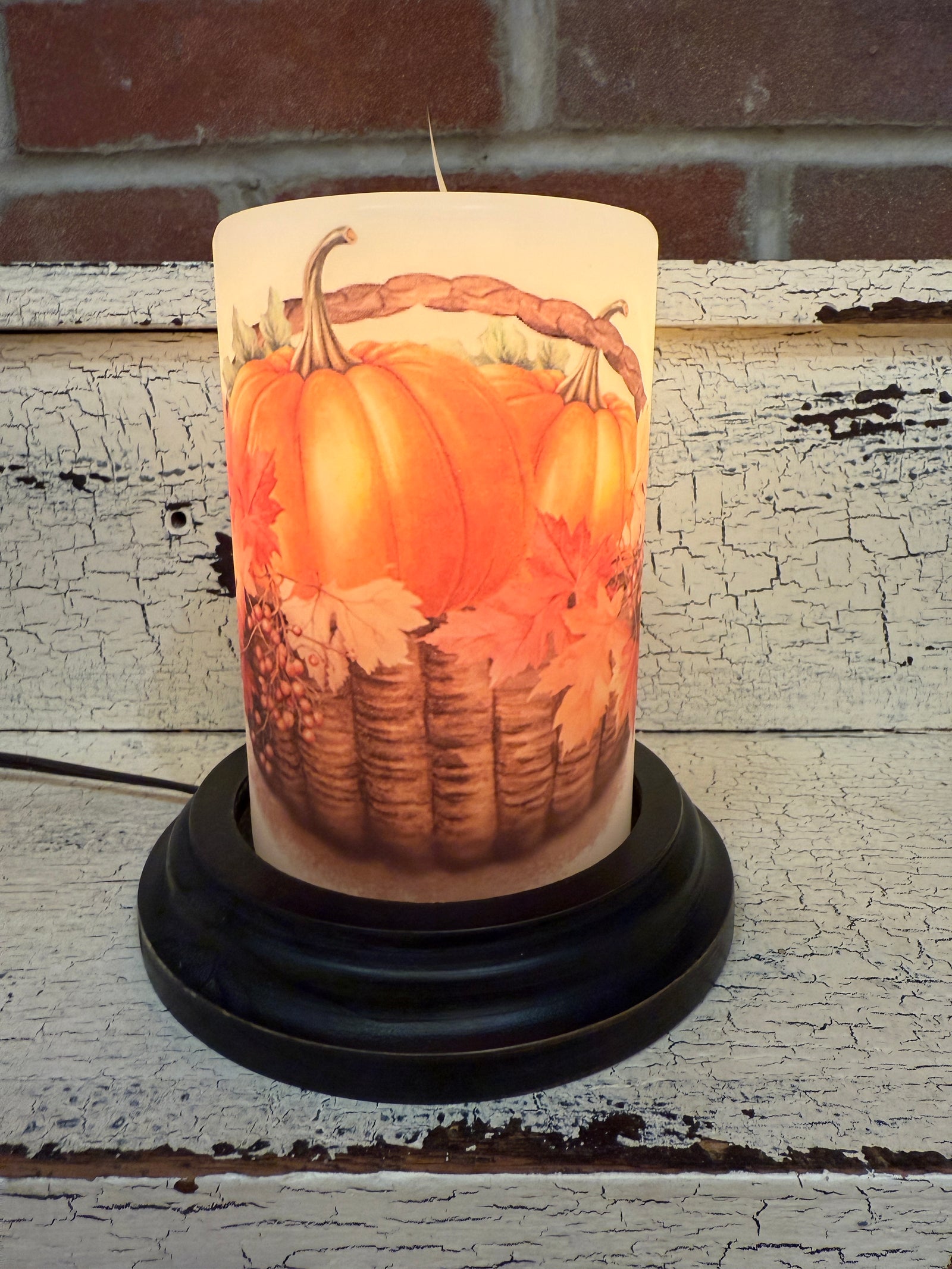 Autumn Basket Candle Sleeve