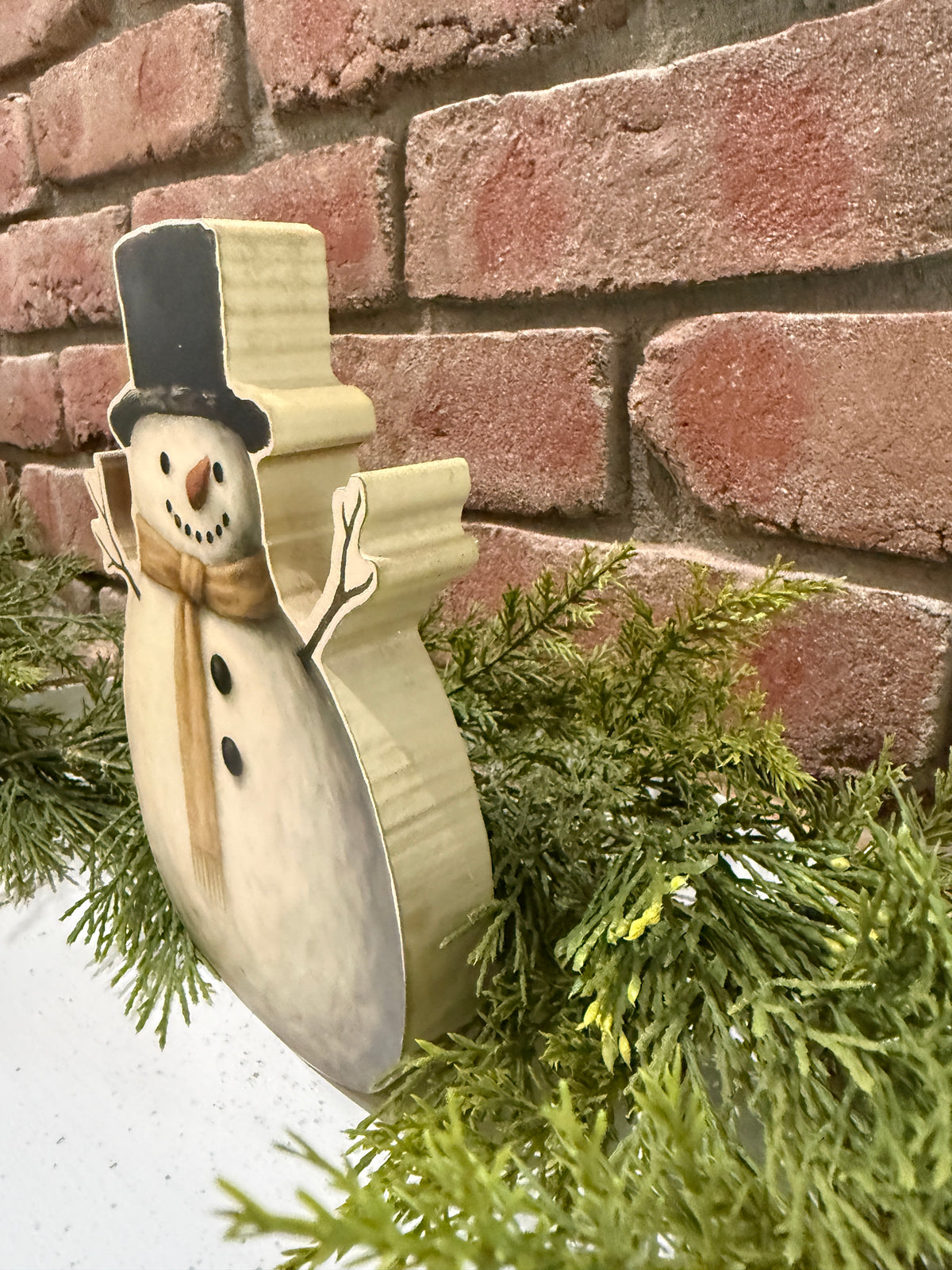 Top Hat Snowman Block