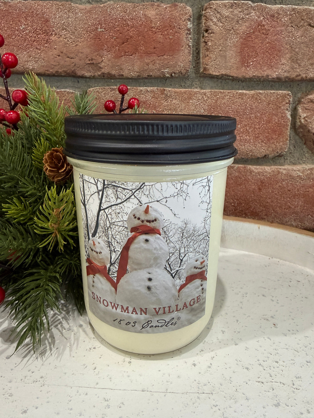 Snowman Village Limited Edition Soy Jar (14 oz)