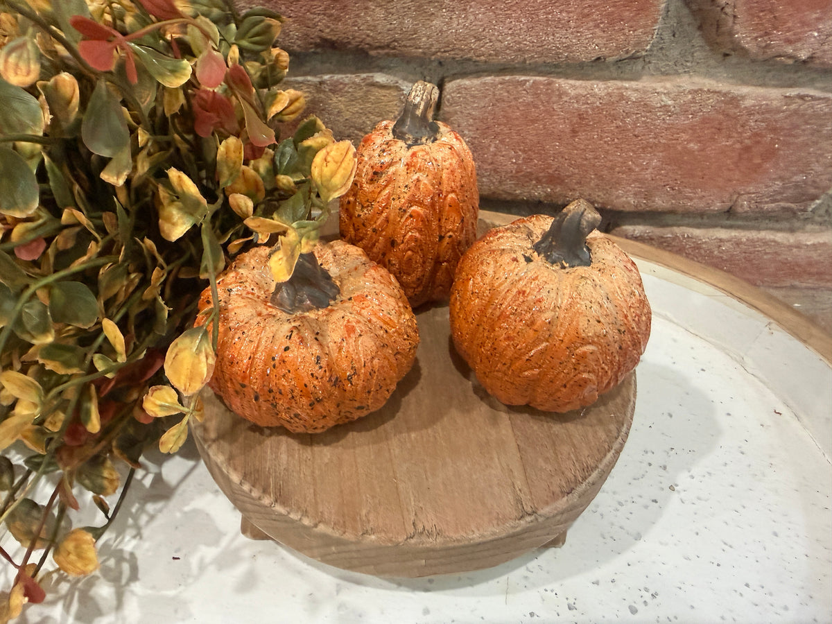 Mini Rustic Pumpkins -3 Styles
