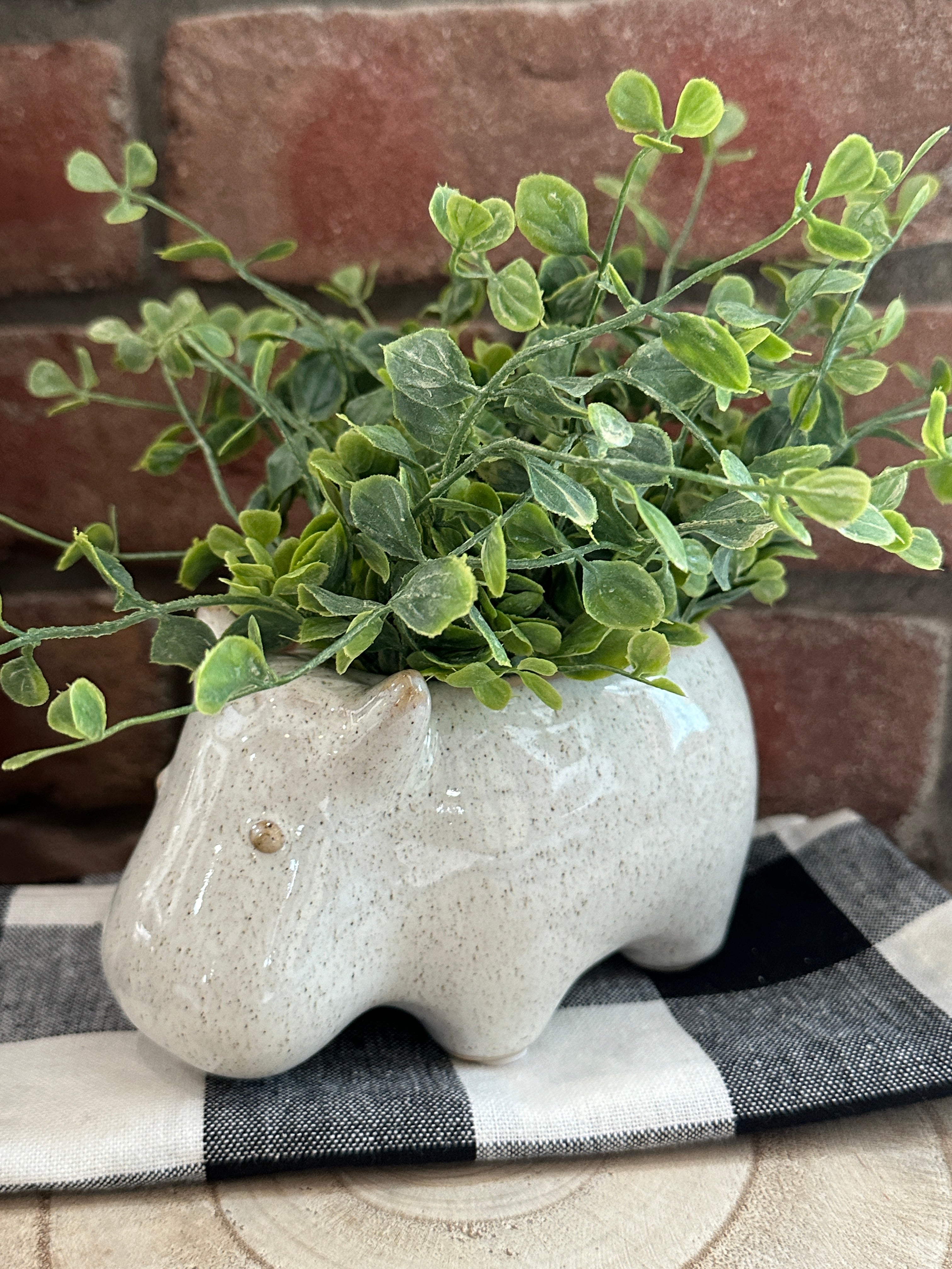 hippo plant pot Hippo Planter