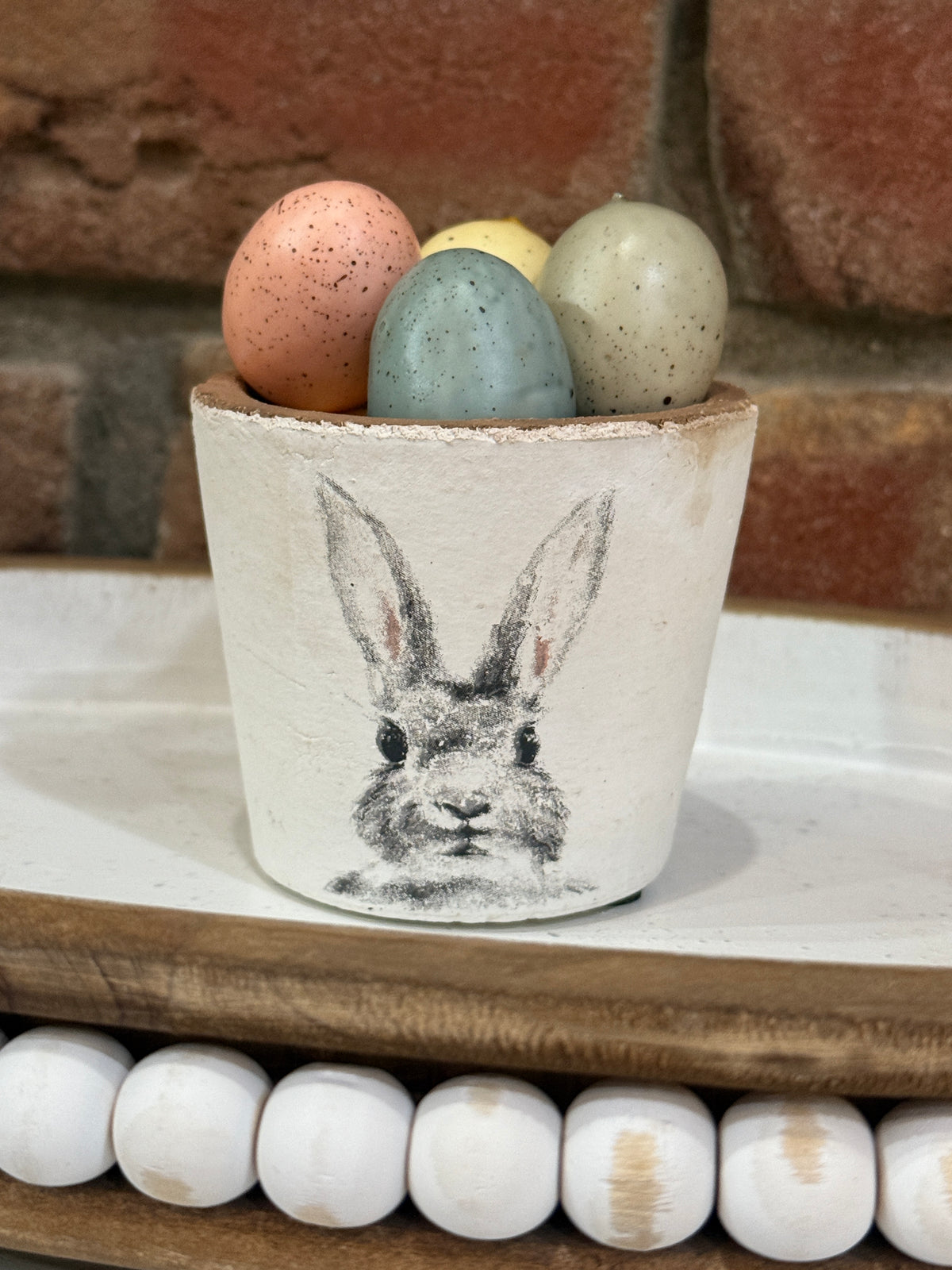Bunny planter pot