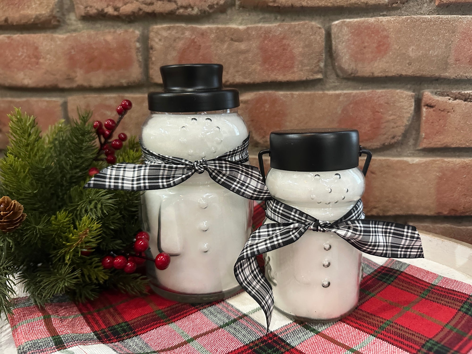 Snowman Candle - Two Sizes