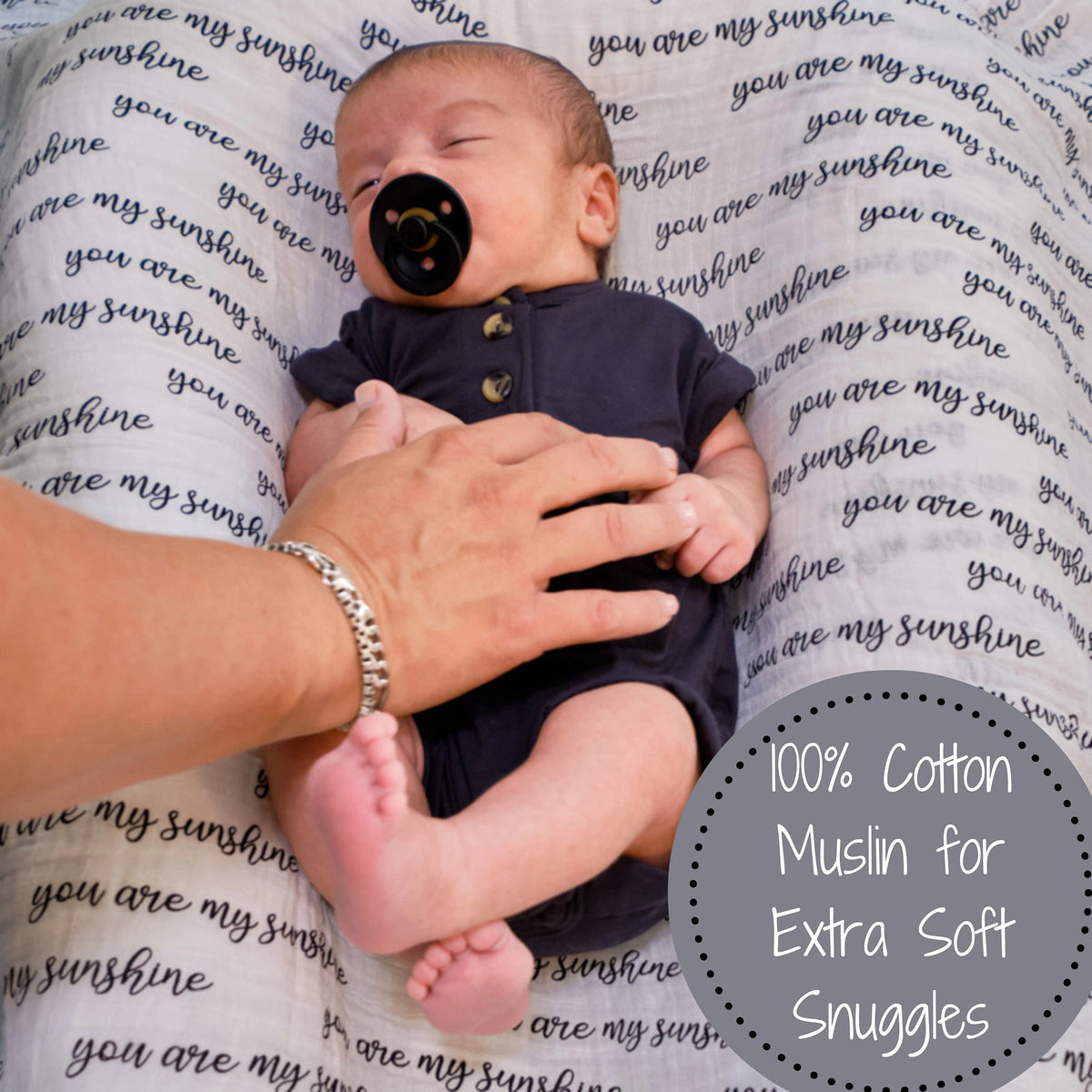 You are my Sunshine Swaddle Blanket