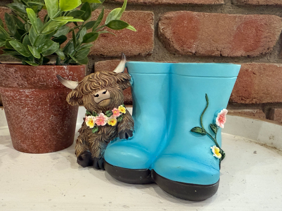 Highland Cow Planter - 2 Styles