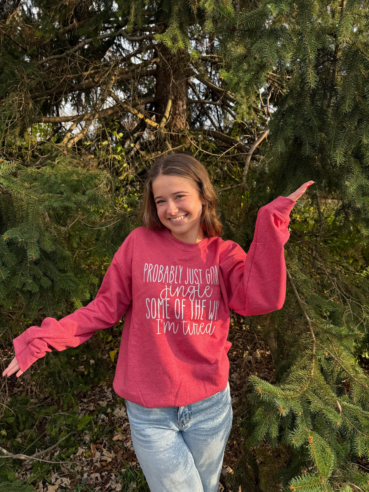 Jingle Some of the Way Graphic Sweatshirt