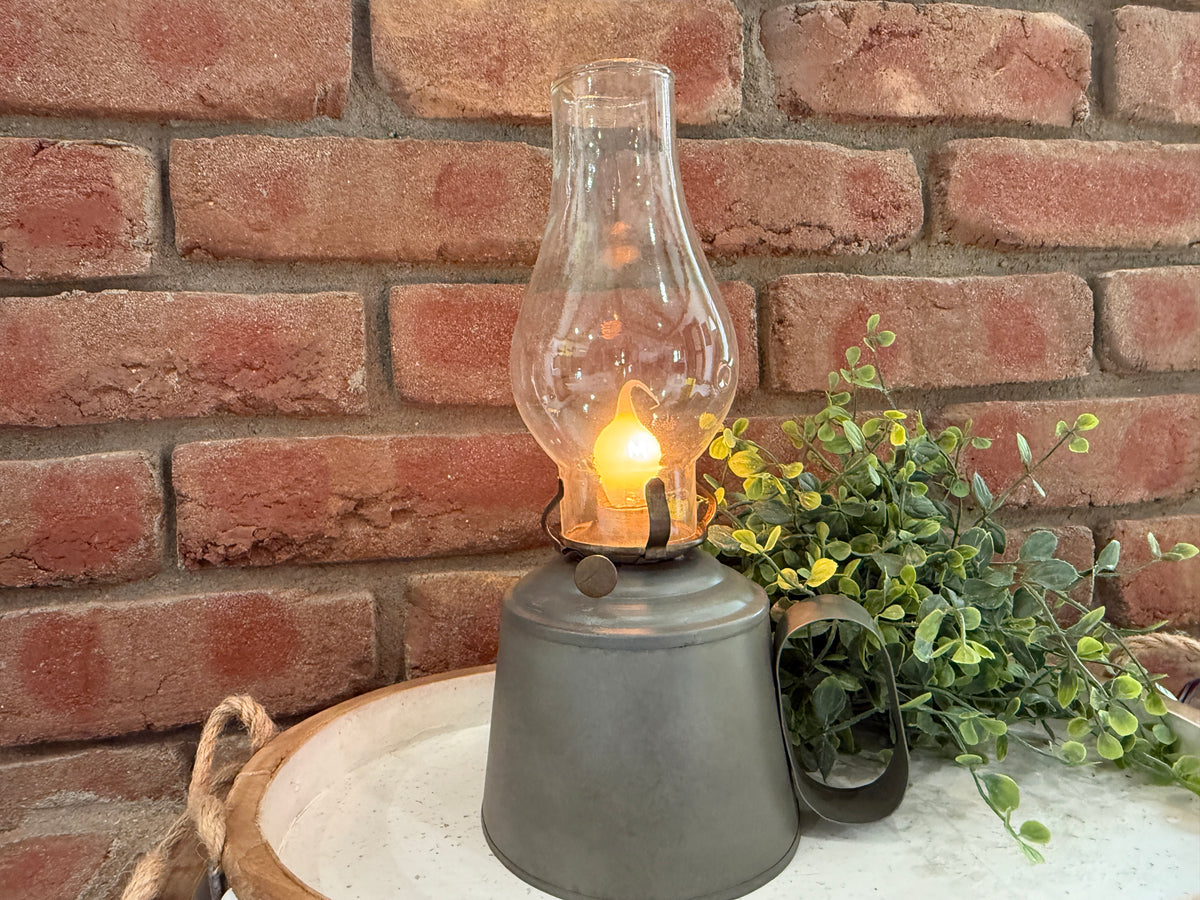 Galvanized Oil Lamp