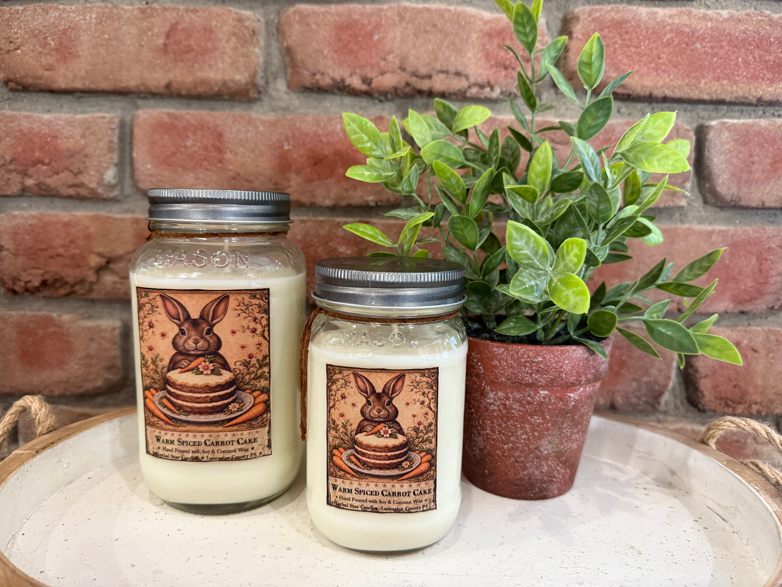 Warm Spiced Carrot Cake Jar Candles - 2 Sizes