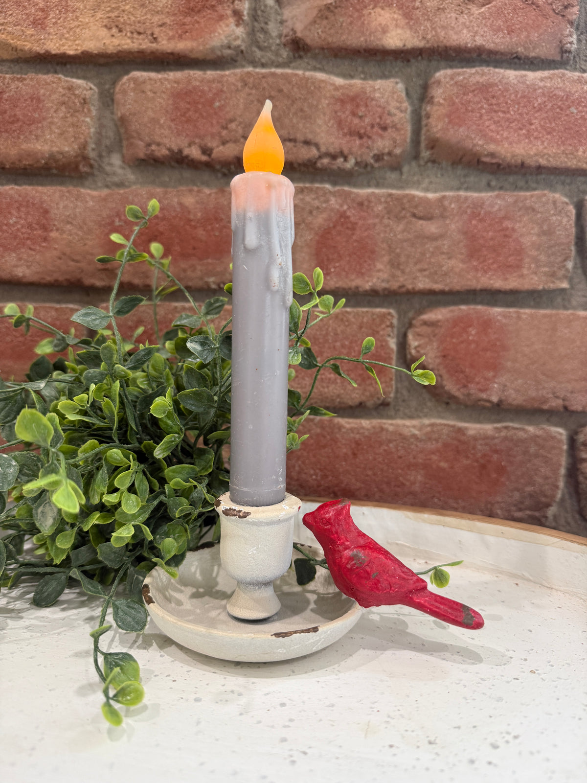Cardinal Taper Candle Holder