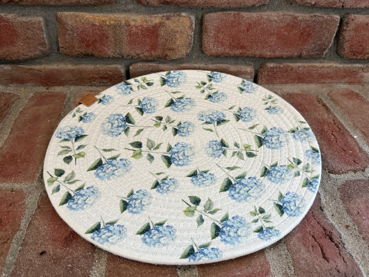 Hydrangea Round Placemat