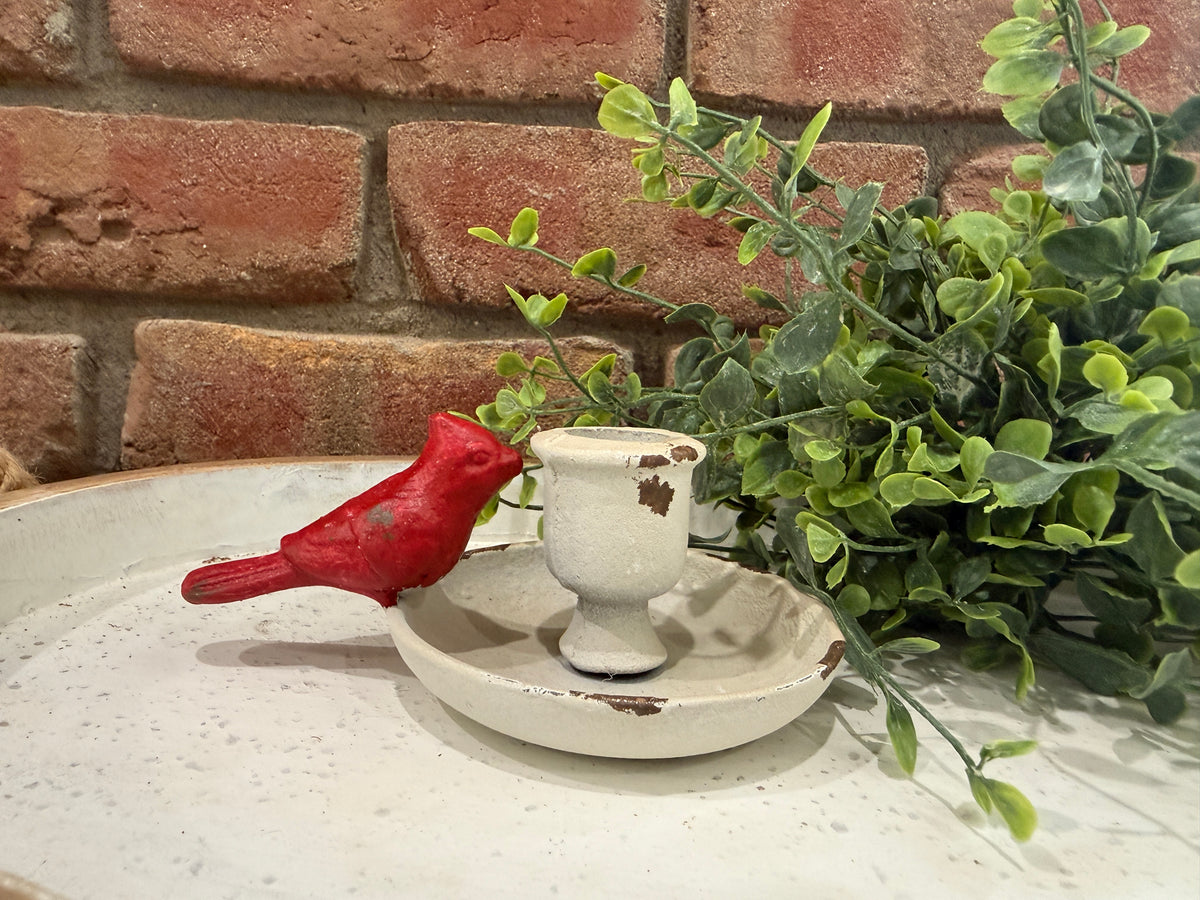 Cardinal Taper Candle Holder