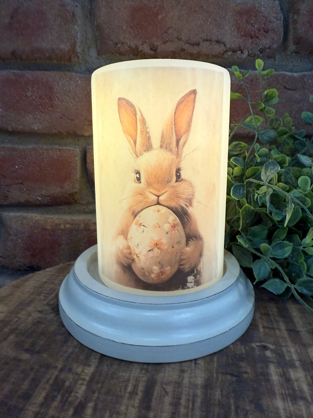 Bunny Egg Hunt Candle Sleeve
