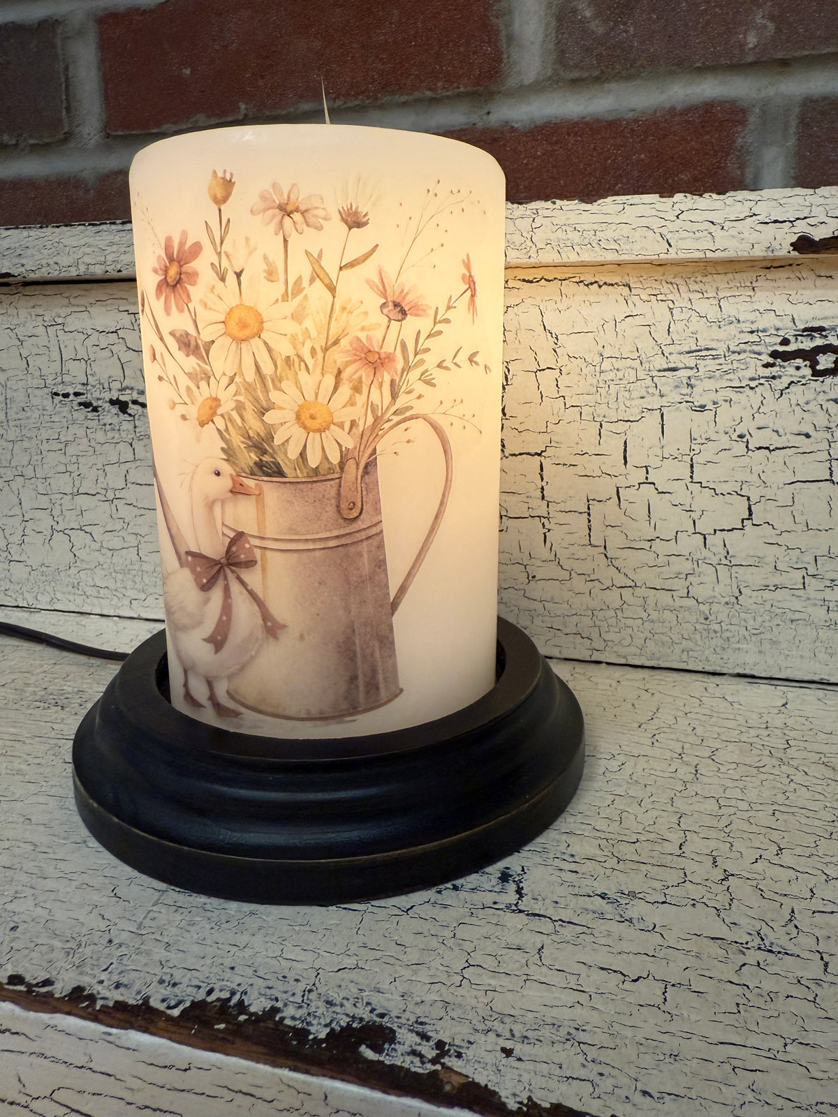Watering Can Goose Candle Sleeve