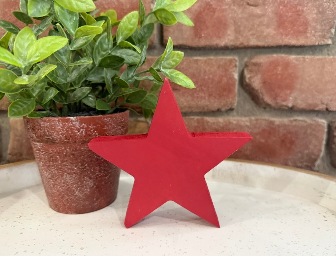 Americana Wood Stars - 3 Colors