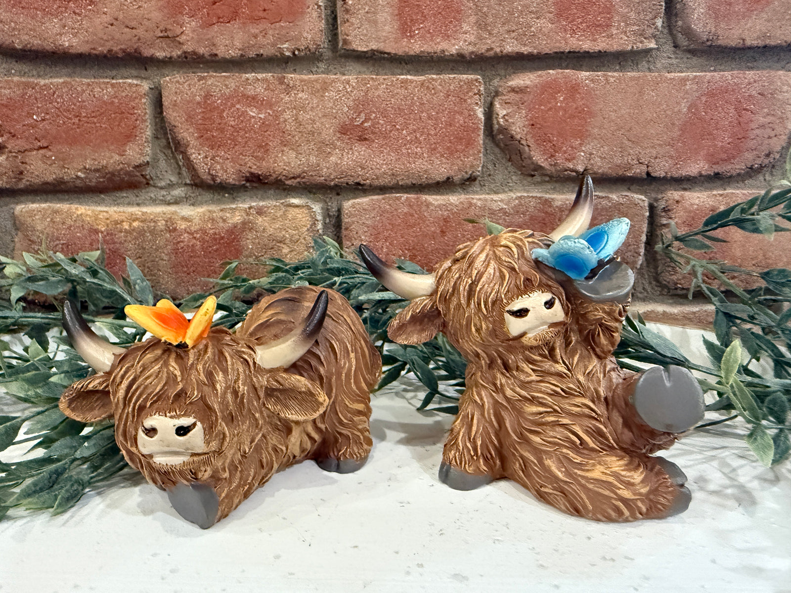 Highland Cow Butterfly - 2 Styles
